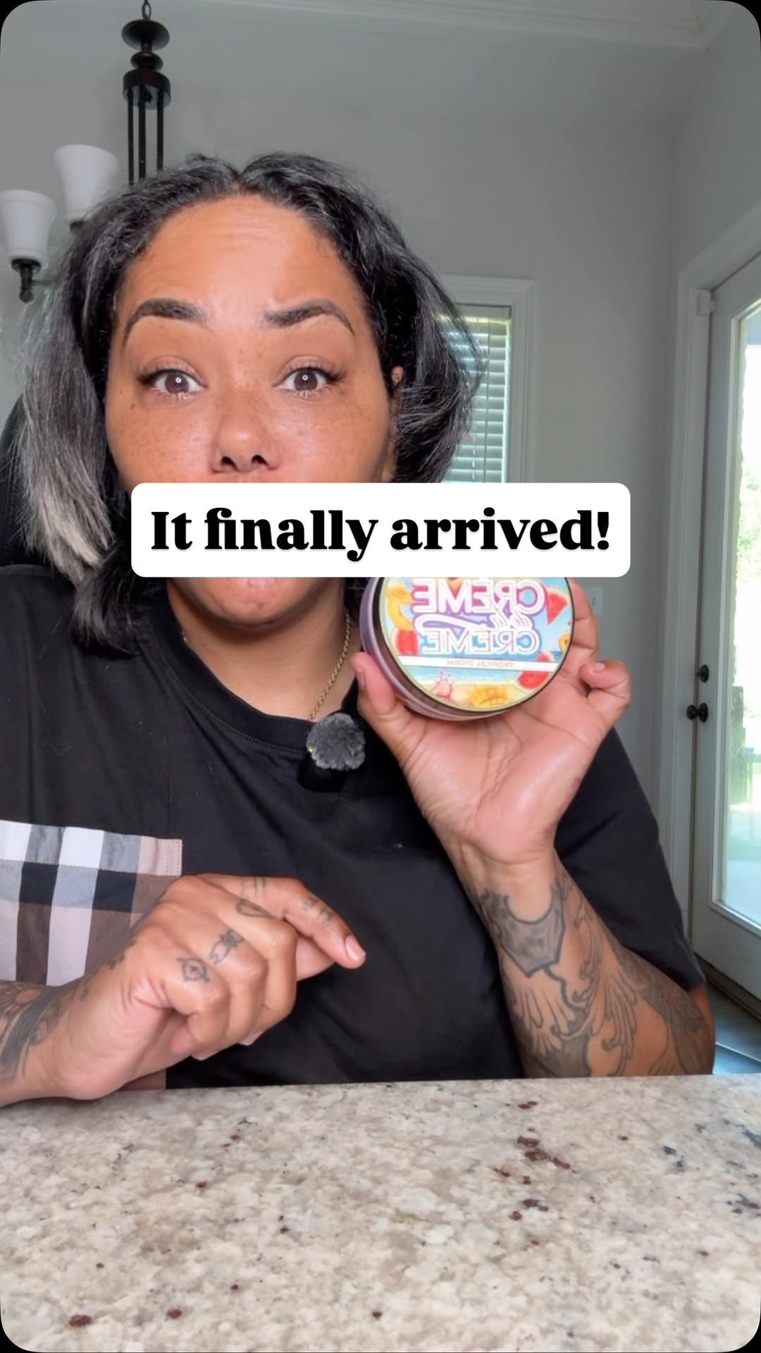 Instagram post by @rollingwithmelia for Canvas Beauty Brand. Caption reads: When you get that notification that....