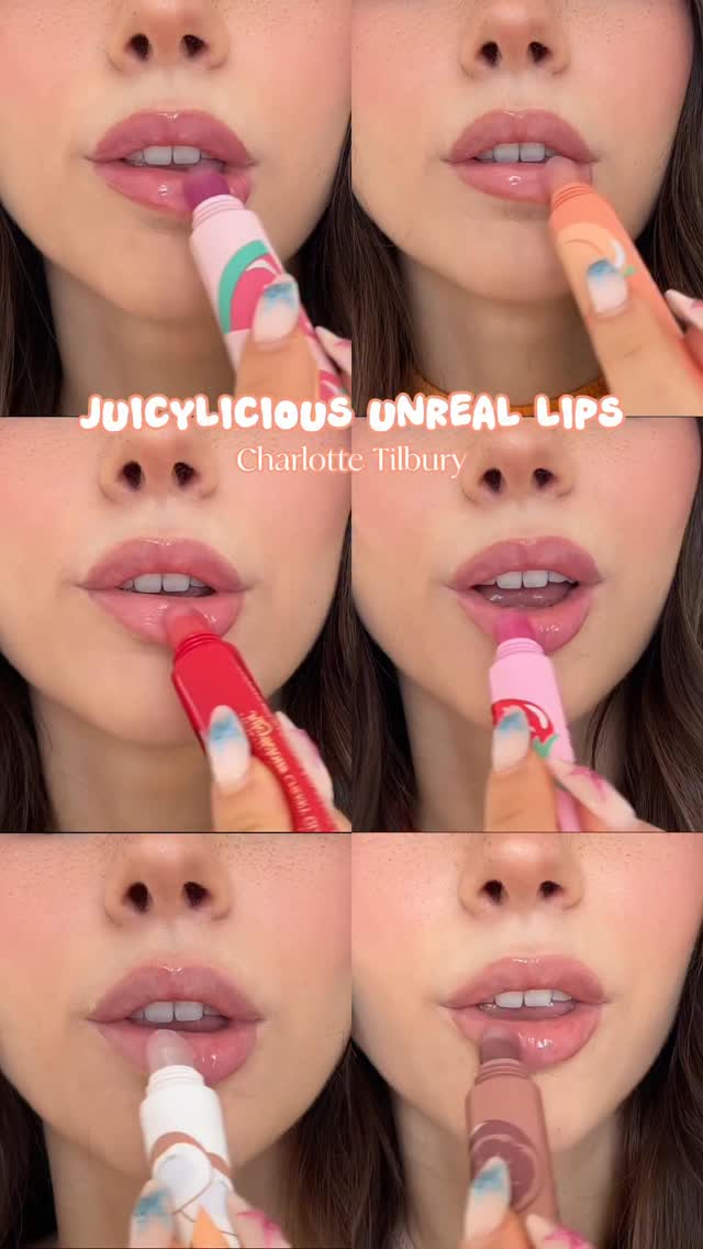Instagram post by @vittoria.milanese for Charlotte Tilbury. Caption reads: Un mix tra gloss, olio e cura labbra? Yes....