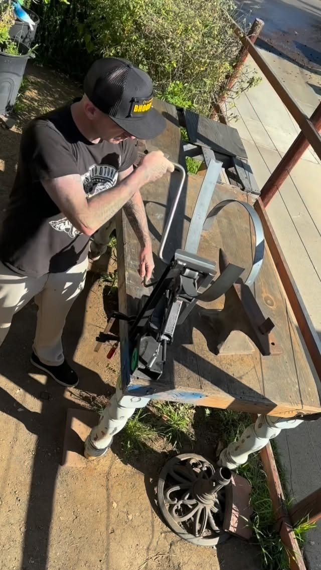 Instagram post by @bhoodfab for Lincoln Electric. Caption reads: If you want to build something, you can build....