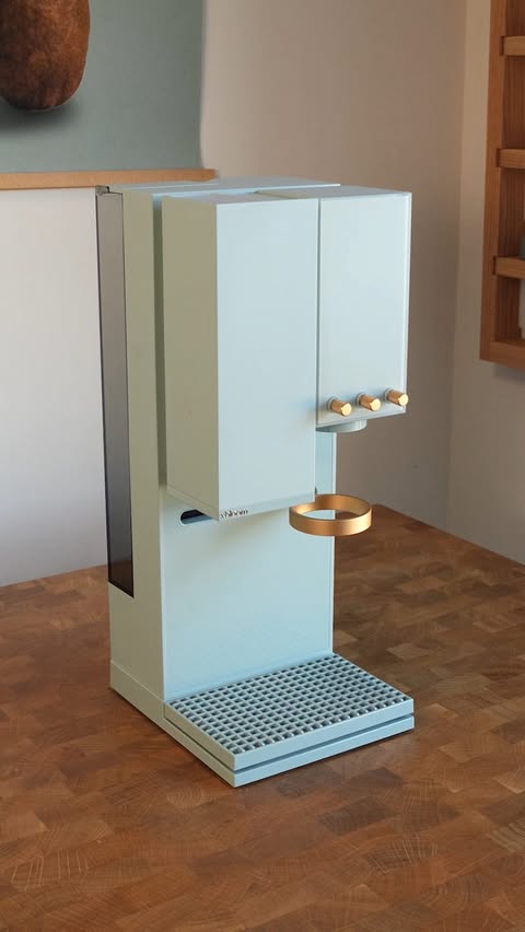 Instagram post by @tannercolsoncoffee for xBloom. Caption reads: Brewing with a Pourover Robot @xbloom_coffee....