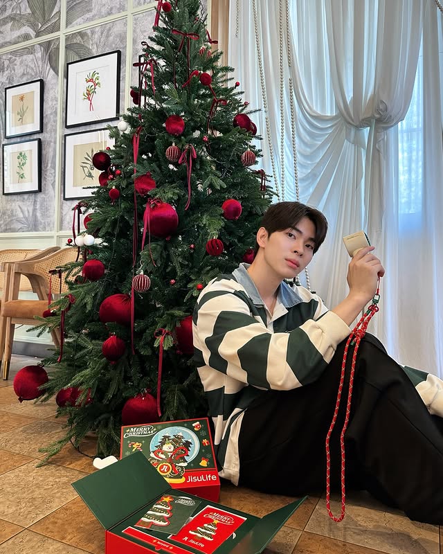 Instagram post by @mytonsrn for JisuLife Thailand. Caption reads: 🎄#JisuLifeChristmas #JisuLife....