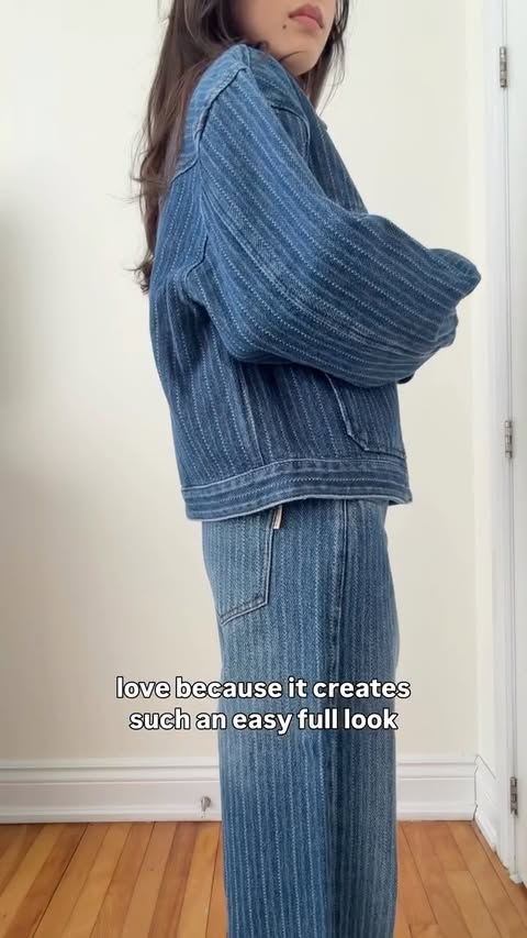 Instagram post by @nicolejamielc for Fabrique. Caption reads: [...] of basic denim you should check out....