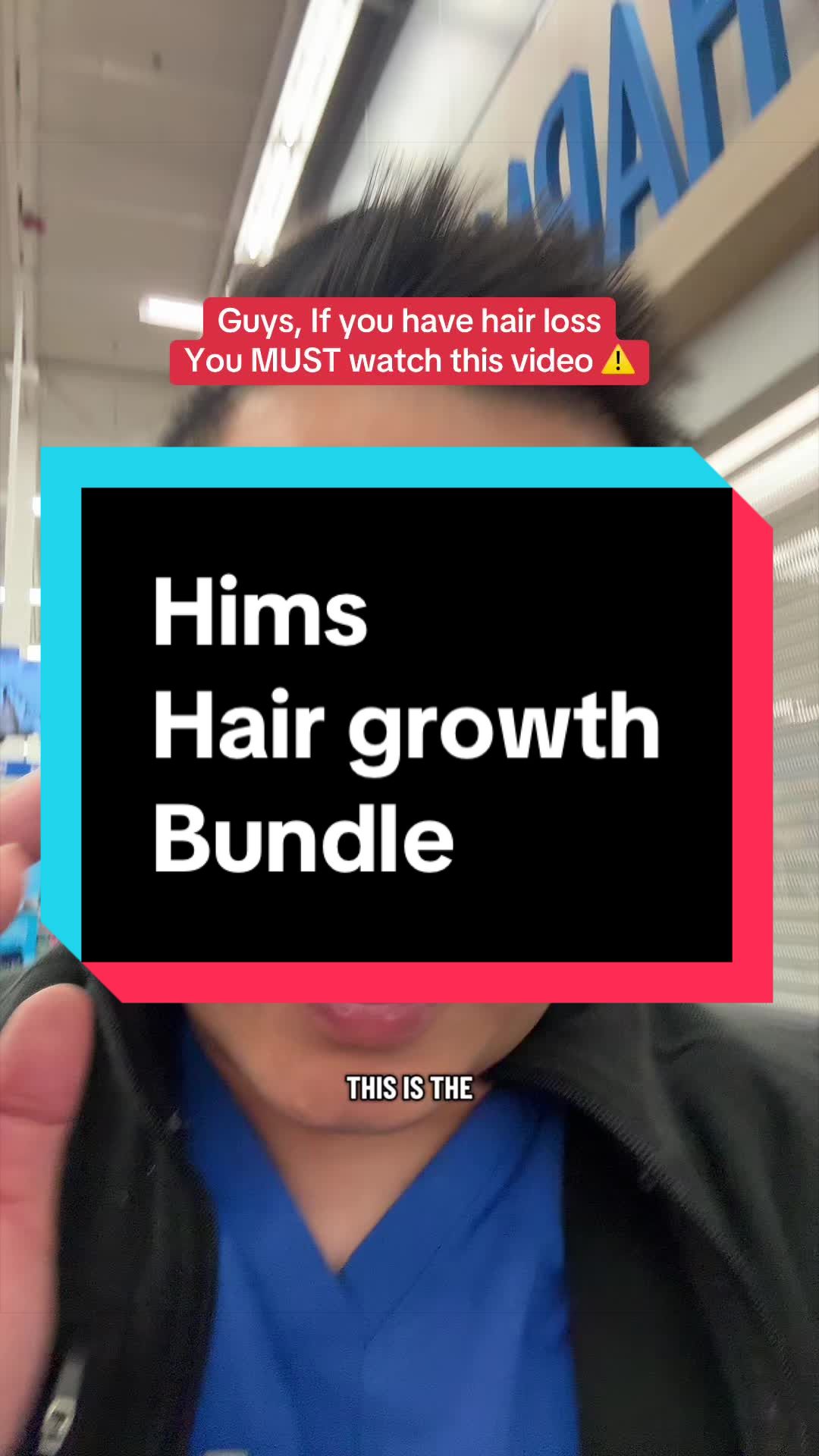TikTok post by @rphreviews for hims. Caption reads: If you need support with your hair, @Hims & Hers....