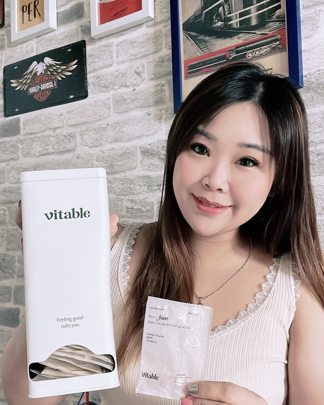 Instagram post by @jo_keting for Vitable. Caption reads: Have you gotten your customised supplement?

Good....