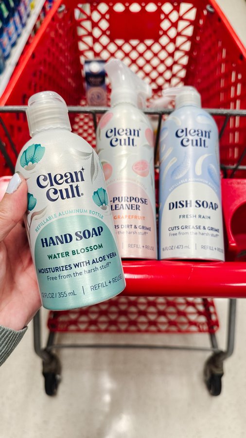 Instagram post by @allthingstarget for Cleancult. Caption reads: @cleancult is now at Target stores! (AD) They have....