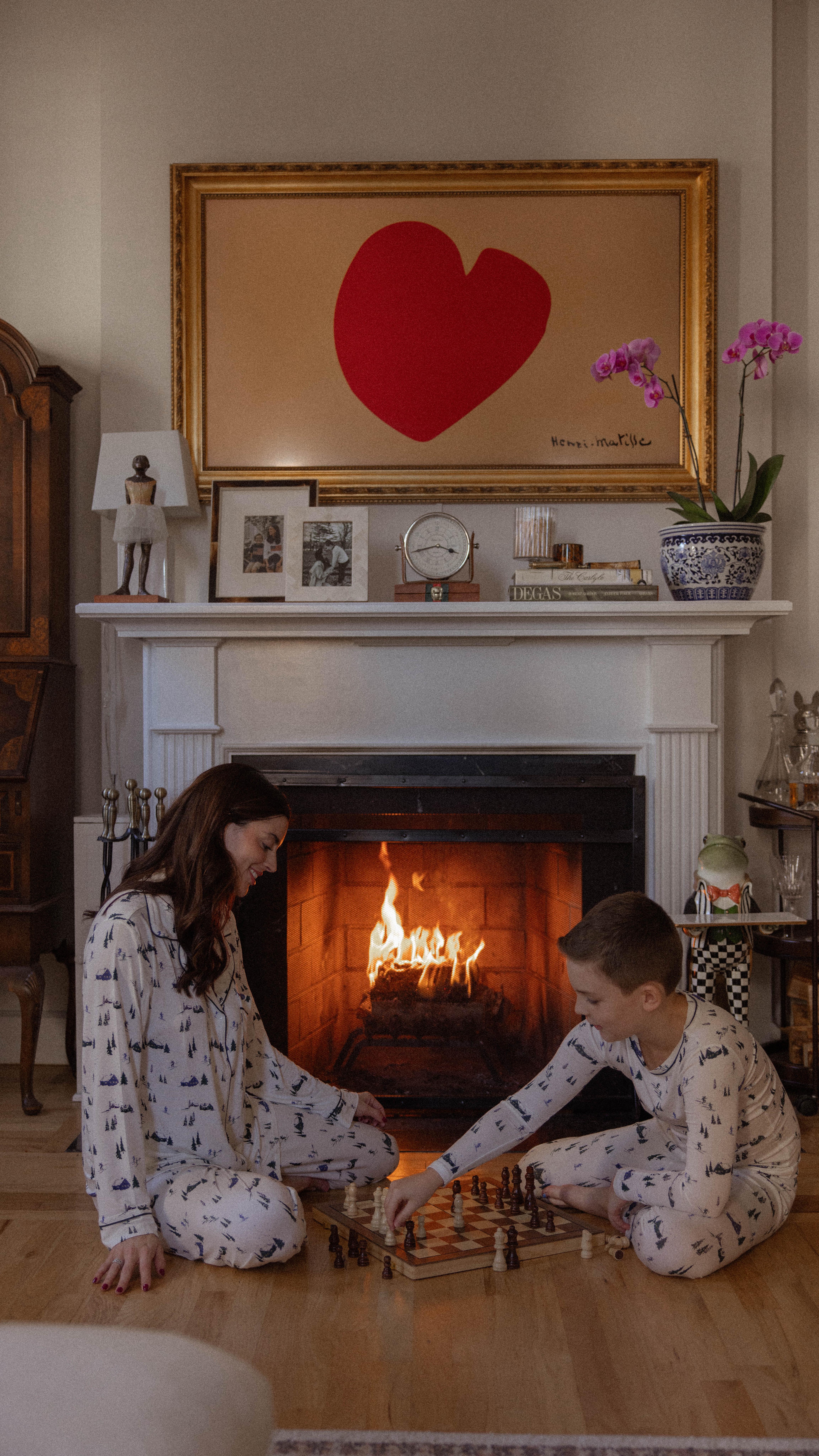 Instagram post by @brittanyleighball for Eberjey. Caption reads: [...] precious memories made right at home.....