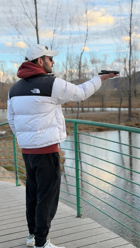 Instagram post by @yasminin.usa for HOVERAir. Caption reads: HOVERAir X1 PROMAX 
your pocket-sized tracking....