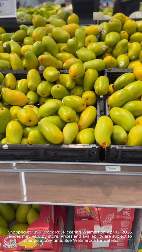 Instagram post by @relishthebite for Walmart. Caption reads: [...] started in my kitchen 🥭 I stopped by....