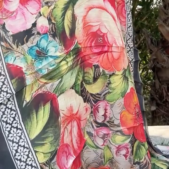 Instagram post by @apsara.fabrics for The Wedding Brigade. Caption reads: Embrace everyday elegance with the timeless charm....