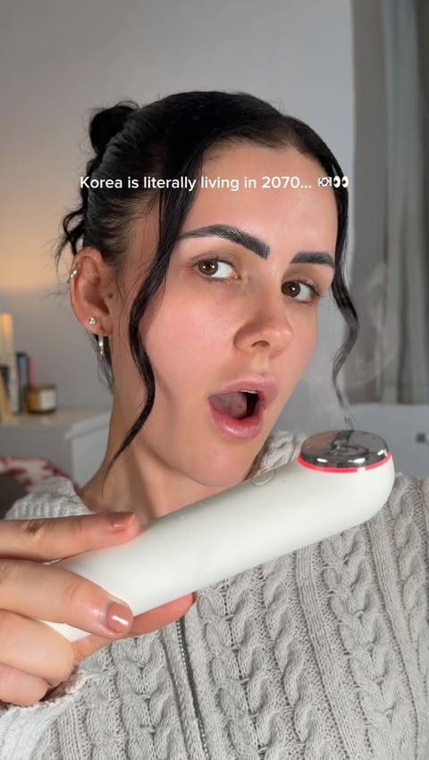Instagram post by @_cloebeauty for YesStyle. Caption reads: [...] Thome LDM skincare device available at....
