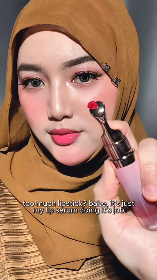 Instagram post by @dwiffahraherz for Skintific. Caption reads: my ultimate lipcare routine for that plumpy and....