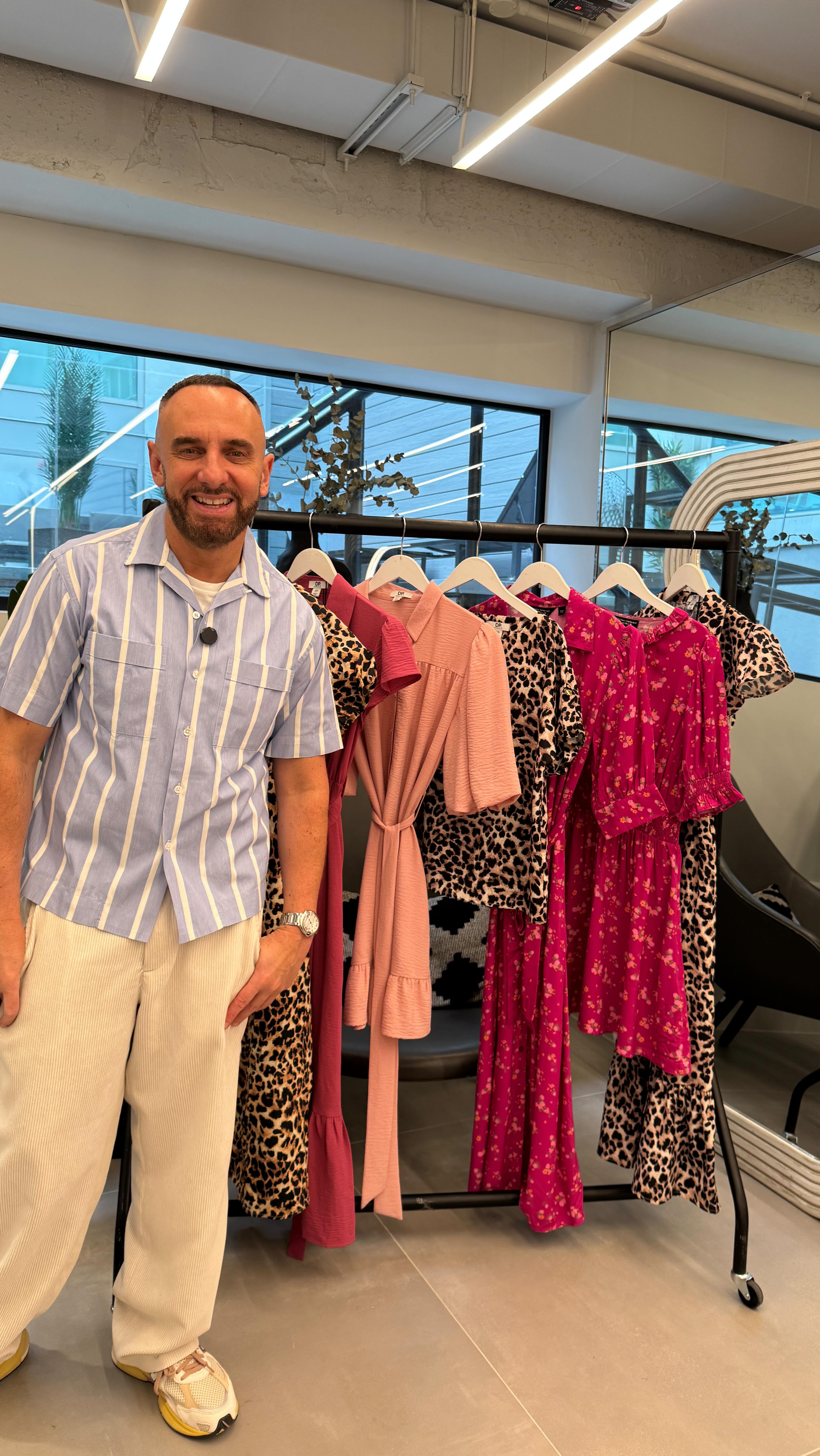 Instagram post by @markheyesstylist for Dorothy Perkins. Caption reads: Love a bit of leopard print and this designer dupe....