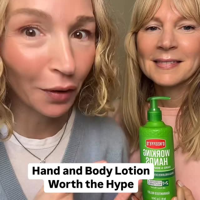 Instagram post by @mysistersskin for O’Keeffe’s Company. Caption reads: We have recently become aware of O’Keeffe’s Hand &....