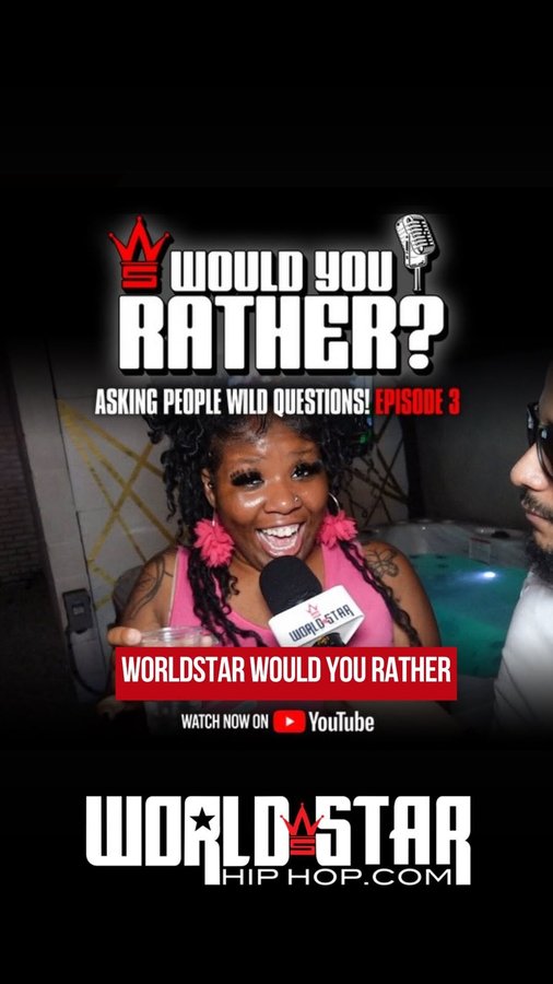 Instagram post by @856_ent for WorldStar Hip Hop / WSHH. Caption reads: WSHH Presents “Would You Rather?” Hosted by....