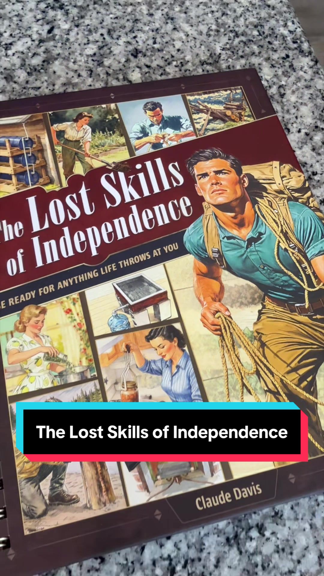 TikTok post by @graveyardgoonz for The Lost Skills. Caption reads: [...] #selfsufficient #lifeskills #diy @The Lost....