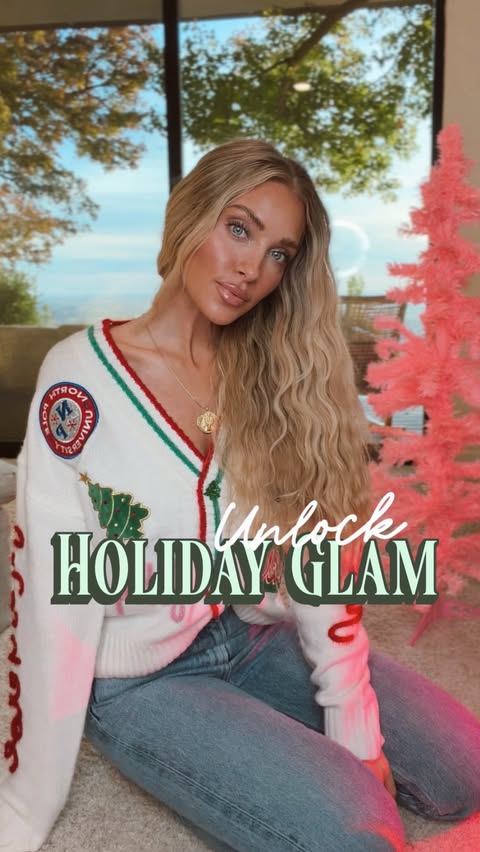 Instagram post by @fairchildkat for L'ange Hair. Caption reads: When your hair is giving holiday nope… it’s time....