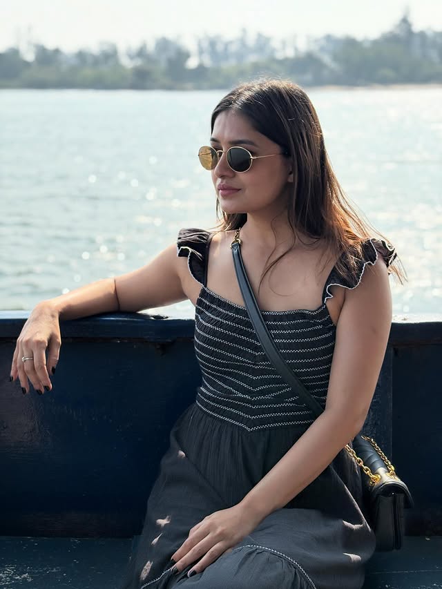 Instagram post by @vanibhojan_ for GT Holidays. Caption reads: ❤️ #goa2025  Zero stress, all vibes thank u....