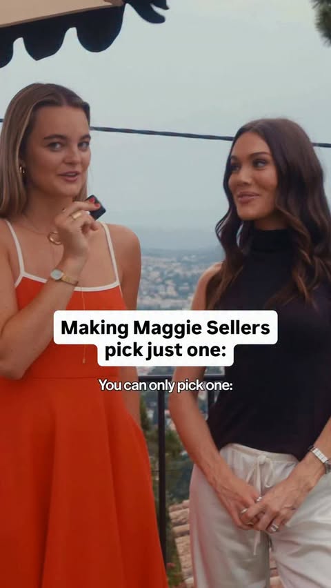 Instagram post by @maggiesellersreum for Stan — Your All-in-One Creator Store. Caption reads: We sat down with @maggiesellersreum in Cannes and....