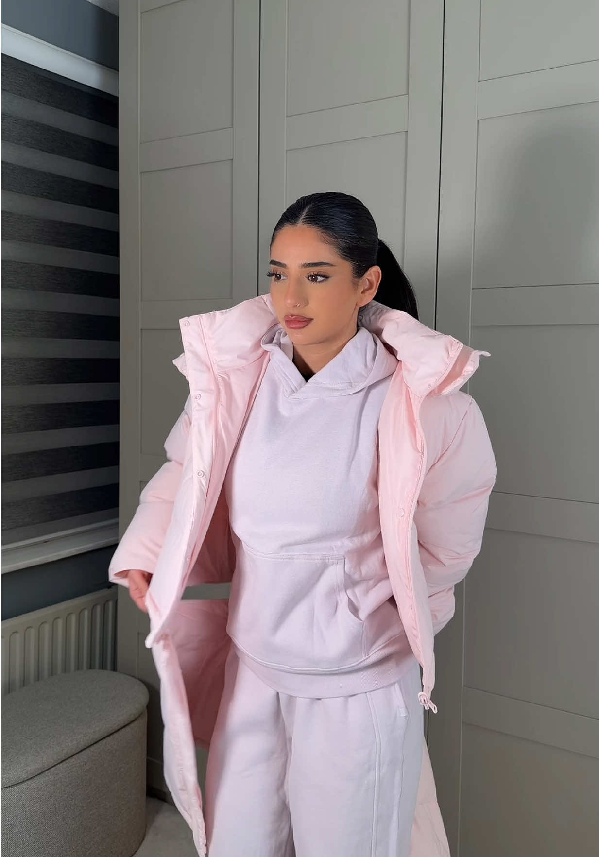 TikTok post by @nilabkar for Glowmode. Caption reads: 🩷🩷 #GLOWMODE #GLOWMODEjacket #jackets Search....