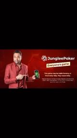 Instagram post by @flavours_of_seasoning for Junglee Poker. Caption reads: [...] Dive into the Glamour of Poker with Junglee....