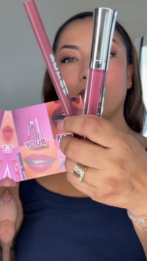 Instagram post by @maggiiiesmakeup for BUXOM Cosmetics. Caption reads: [...] the Iconic Dolly lip Plumping gloss....