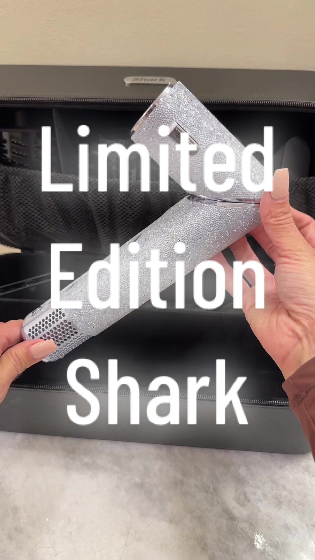 TikTok post by @shop.with.selena for Shark Home. Caption reads: I’m in love 😍 she’s gorgeous! I’m a shark girl....