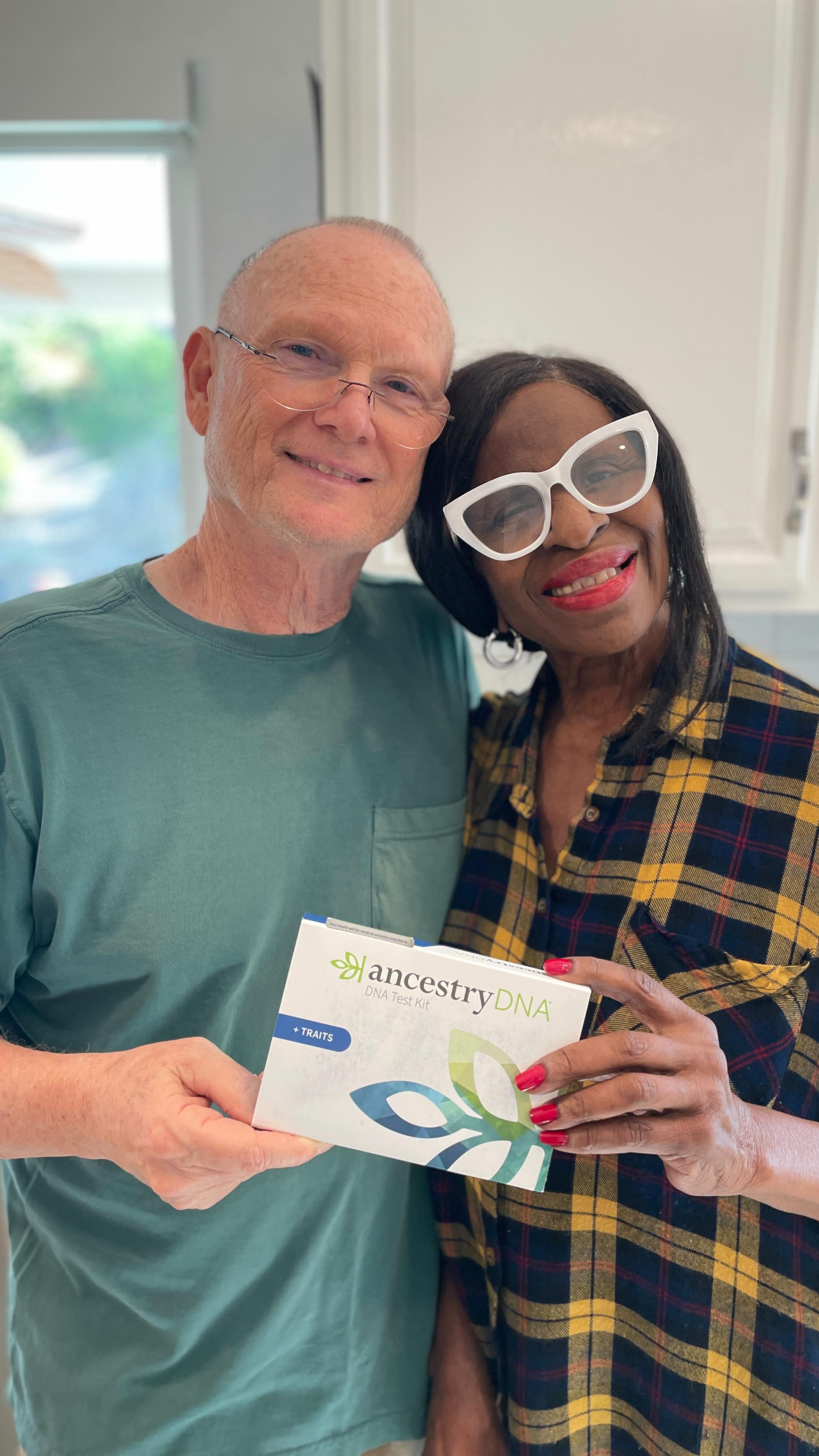 Instagram post by @jeri.andmike for Ancestry. Caption reads: #Ad It’s Jeri & Mike and we’re so excited to....