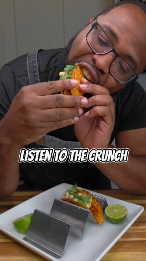 Instagram post by @chef.kennyeats for Taco Bell. Caption reads: #ad TACO BELL® has come out with globally inspired....