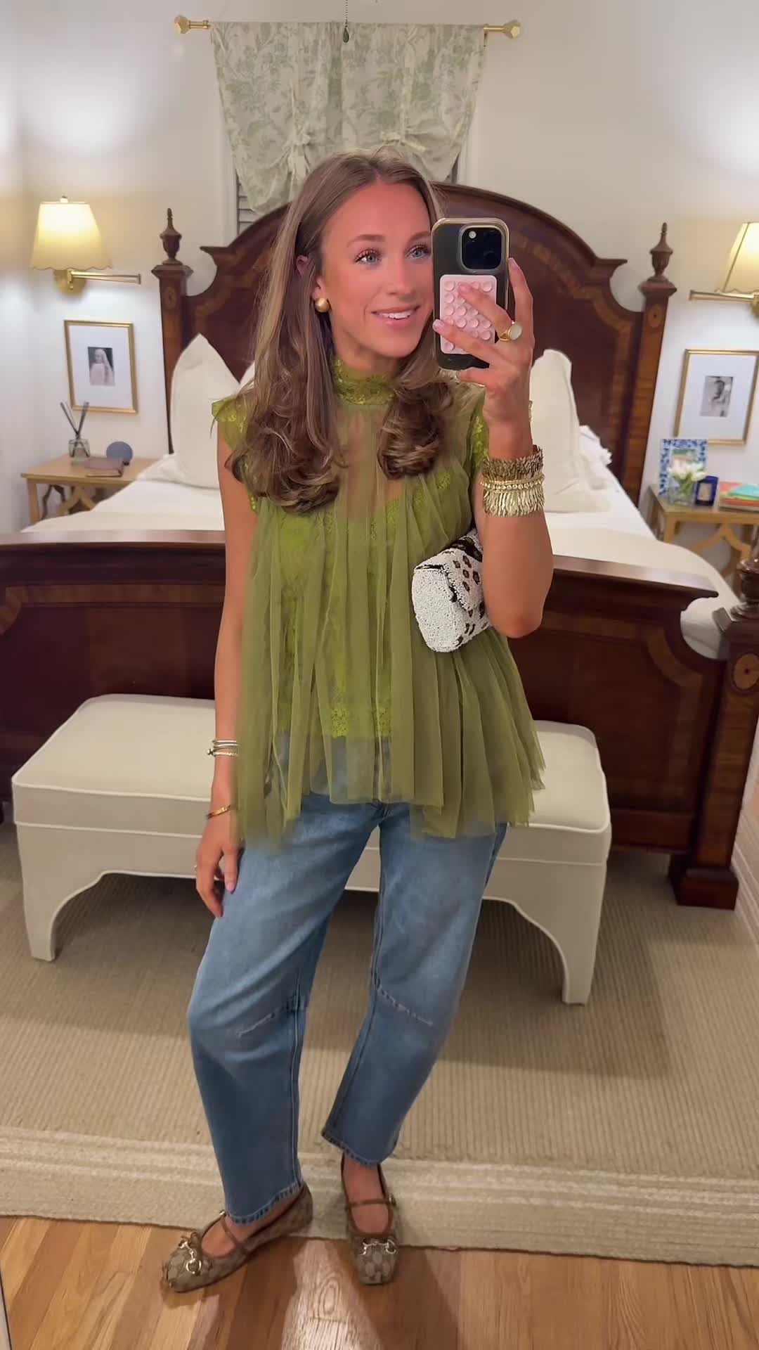 TikTok post by @chanlsewell for Vestique. Caption reads: [...] #fashiontiktok #fyp #trending @vestique....