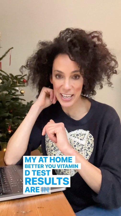 Instagram post by @mills.liberty for BetterYou. Caption reads: It’s so important to check your Vitamin D levels,....