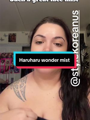 TikTok post by @_meghanp93_ for StyleKorean US. Caption reads: [...] 2% NAD+ and fermented black rice.🤎....