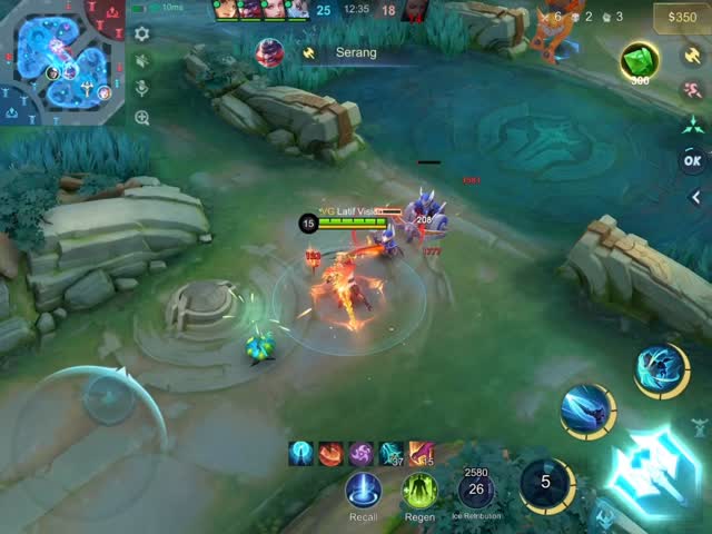 Instagram post by @latif.mlbb for Mobile Legends: Bang Bang. Caption reads: Montage Leomord 😎 ~ #MobileLegendsBangBang....