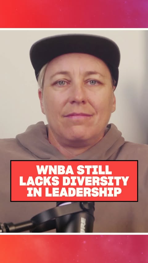 Instagram post by @welcometothepartyshow for Ally. Caption reads: The WNBA is evolving, but leadership isn’t keeping....