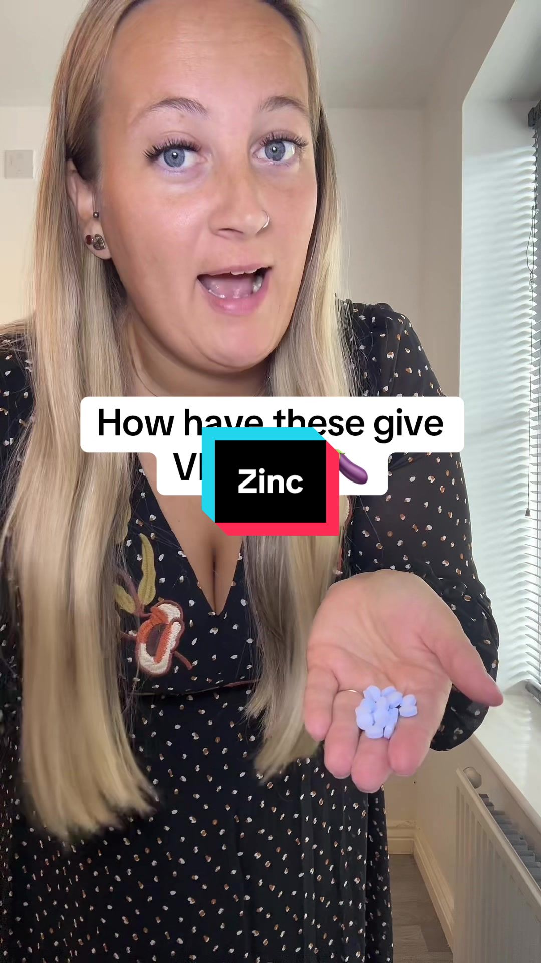 TikTok post by @iamcharlieofficial for Nutrition Geeks. Caption reads: [...] #zinc #picolinate #supplements....