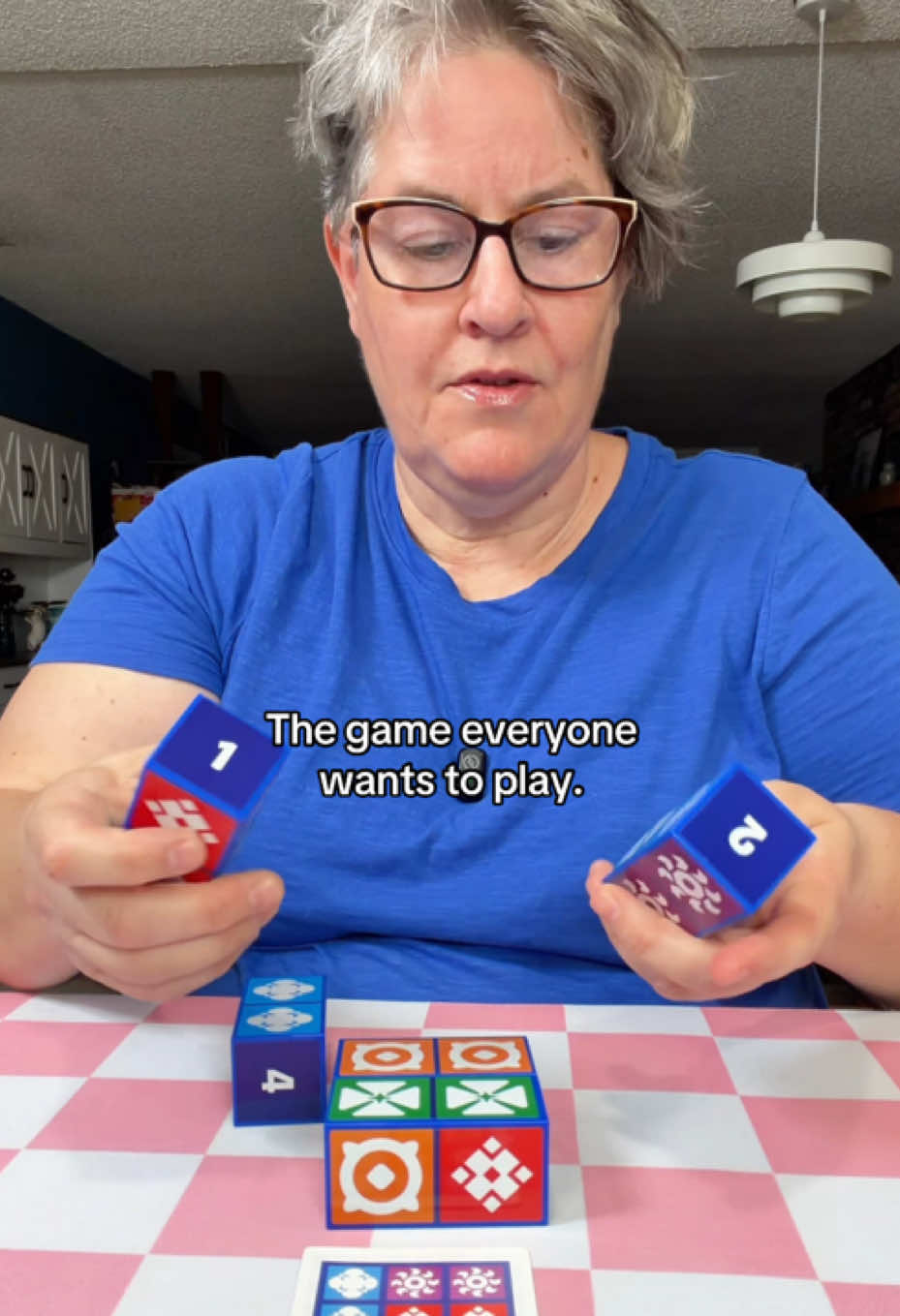 TikTok post by @alwayshonestreviews for The Uzzle. Caption reads: The game everyone wants to play 🙌 The Uzzle....