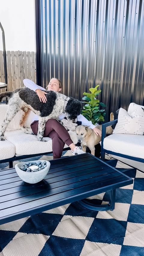 Instagram post by @lifewiththewilsonfam for Nolan Interior. Caption reads: Living in West Texas means the wind is basically a....