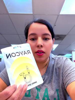 TikTok post by @gitaofficial1 for Raycon. Caption reads: Magic spin cable@raycon....
