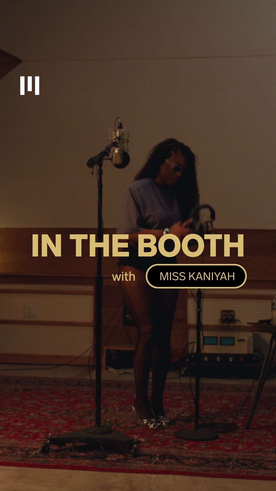 Instagram post by @misskaniyah for UnitedMasters. Caption reads: @misskaniyah got in the booth and said to get some....