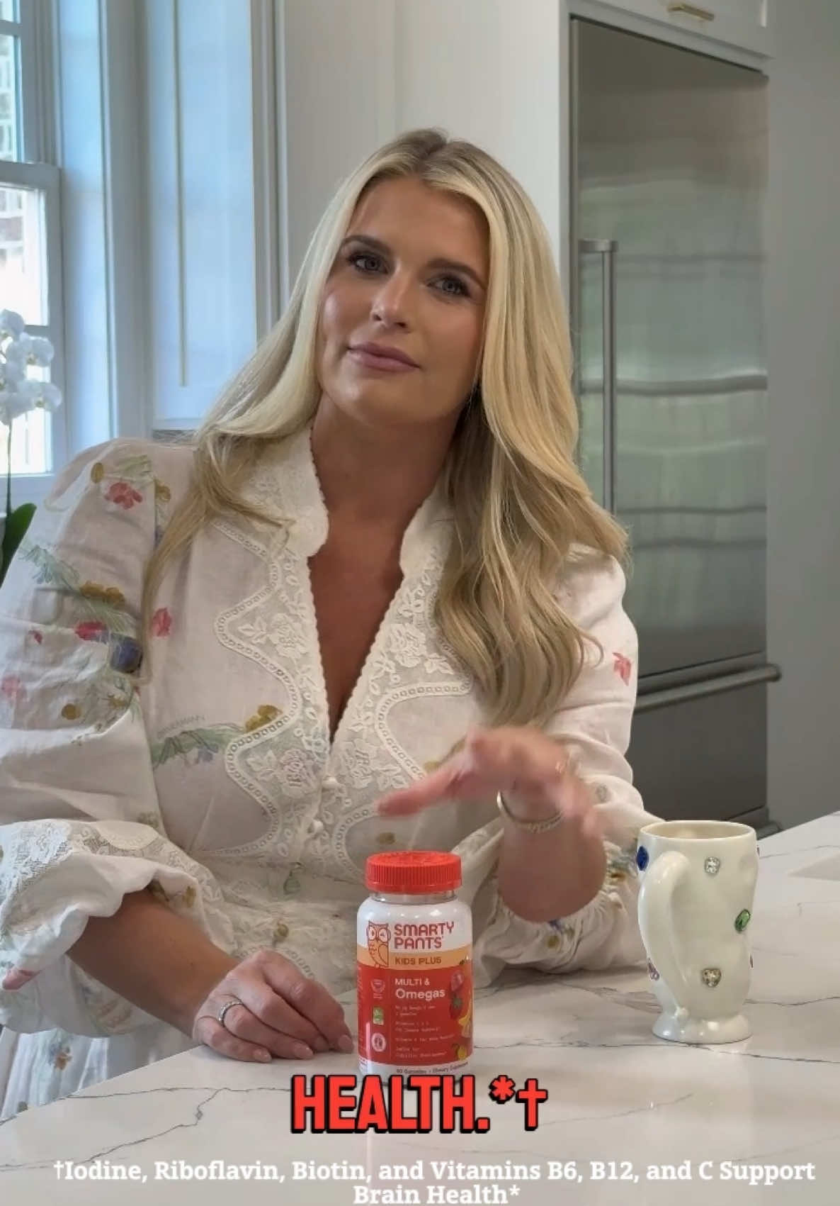 TikTok post by @madison_lecroy for SmartyPants Vitamins. Caption reads: @SmartyPants Vitamins .