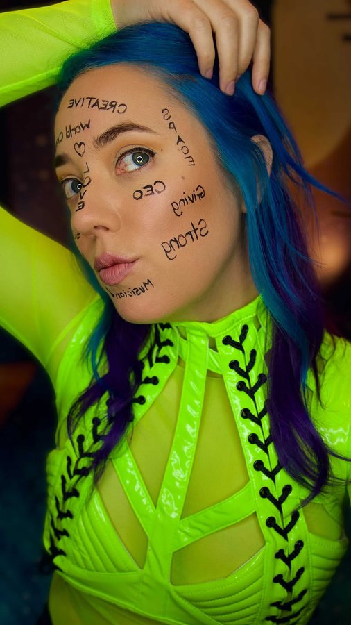 Instagram post by @adaramusic for Aspire Drinks. Caption reads: [...] What do you #aspire to be? #ad @aspiredrinks....