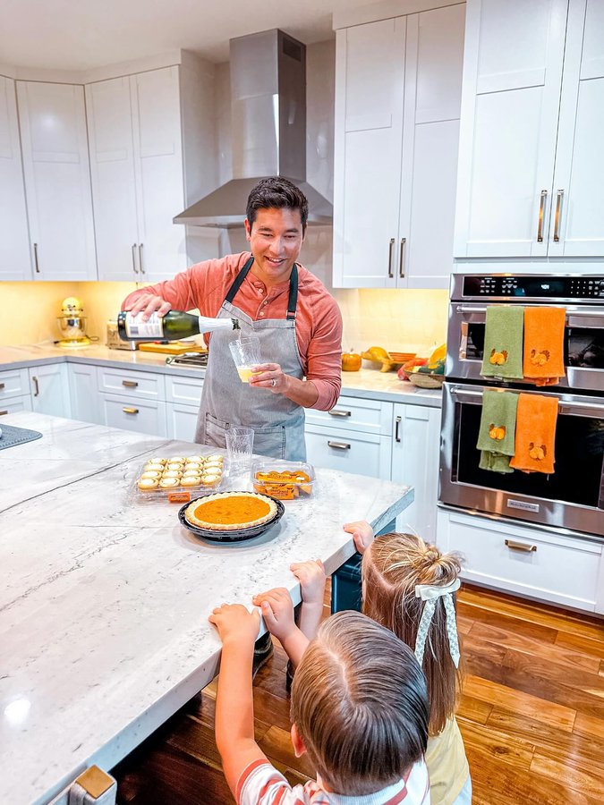 Instagram post by @athomewithbryanofficial for Albertsons. Caption reads: #AlbertsonsPartner I’m ready to host a memorable....