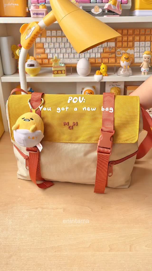 Instagram post by @enintama for MaH Official. Caption reads: Got a new crossbody bag from @mah_official_ph 💛....