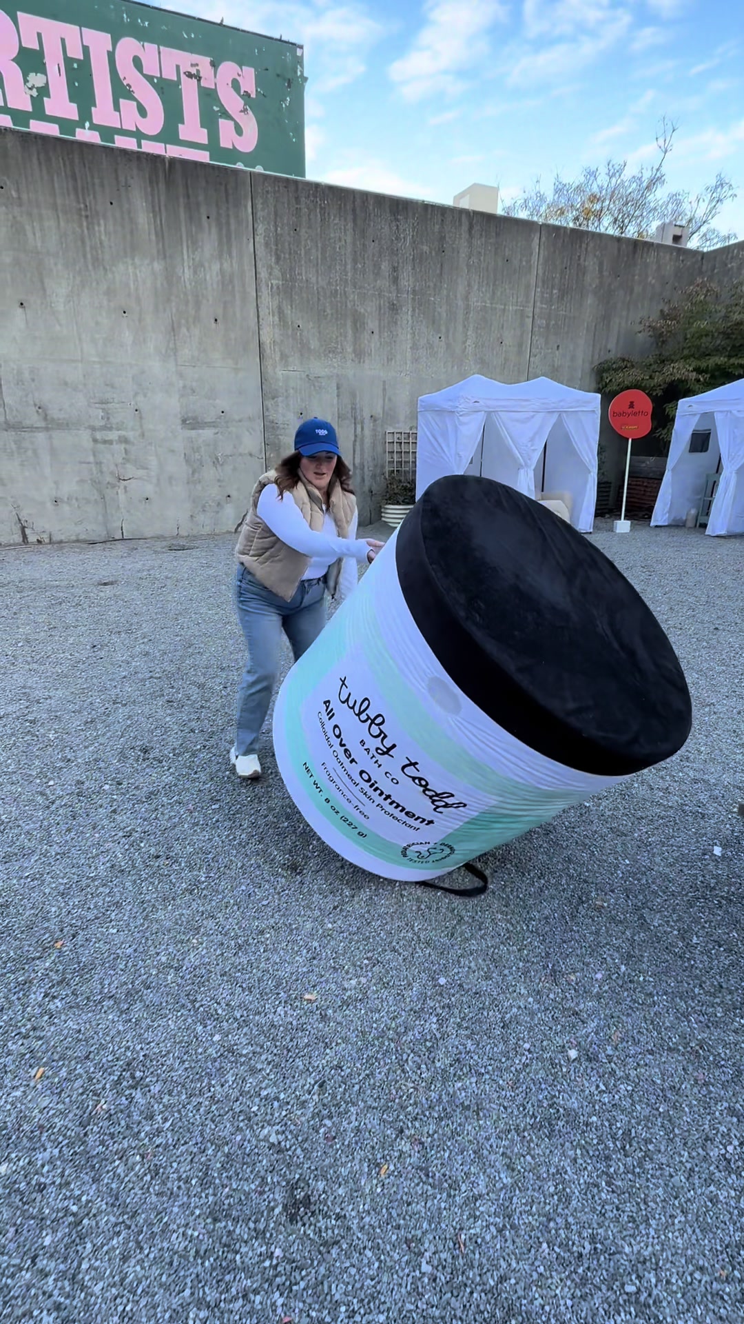 TikTok post by @mamareynolds for Tubby Todd. Caption reads: When you love the @Tubby Todd All over ointment so....