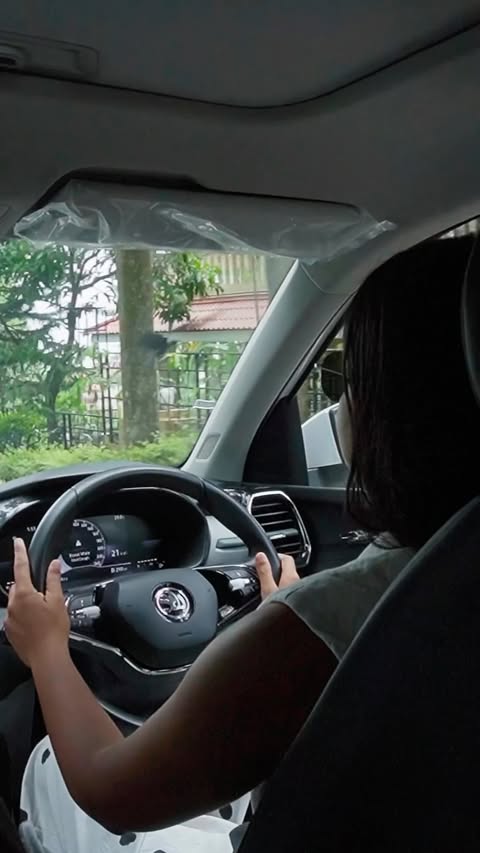Instagram post by @flexcia_dsouza for Škoda Auto. Caption reads: Overthinking every decision has its perks…....