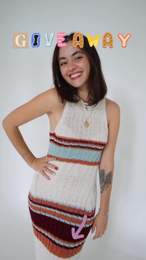 Instagram post by @paula.on.knits for We Are Knitters. Caption reads: 🌈 GIVEAWAY 🌈 - CLOSED @audrey_tricote is the....