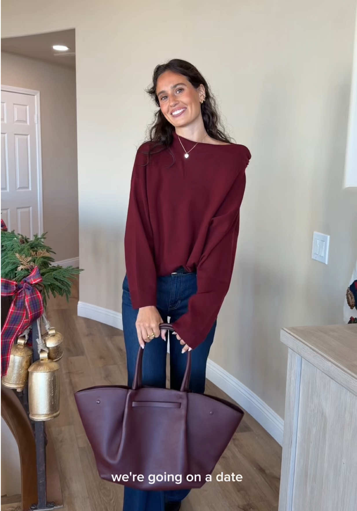 TikTok post by @ellasandramuse for COVERGIRL. Caption reads: have allllll the necessities in my bag @COVERGIRL....