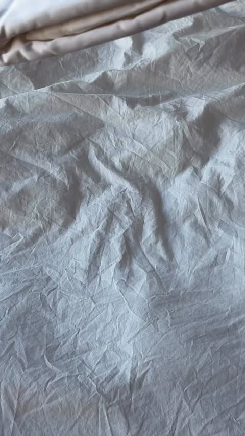 Instagram post by @sasha.mei for Brooklinen. Caption reads: No feeling quite like fresh sheets @brooklinen....