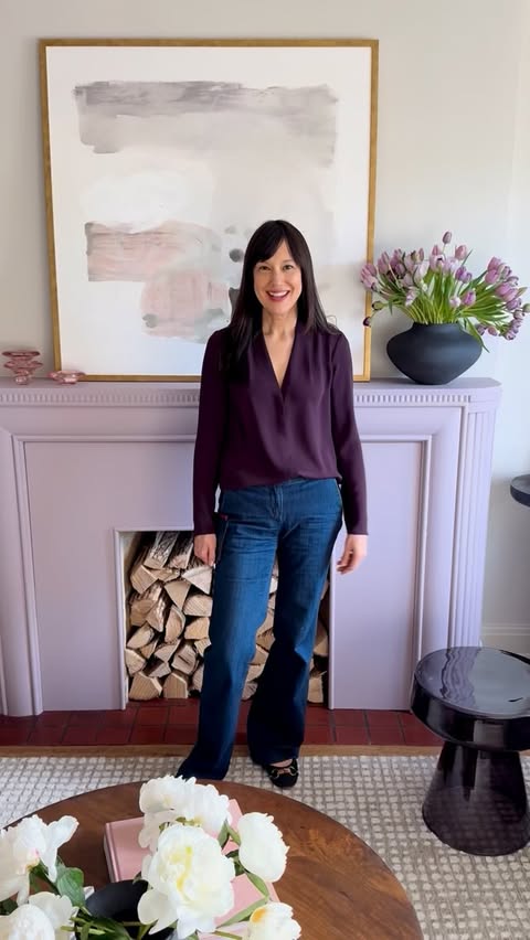 Instagram post by @samanthapynn for Home Hardware. Caption reads: Colour lifts a room! And, you don’t have to paint....