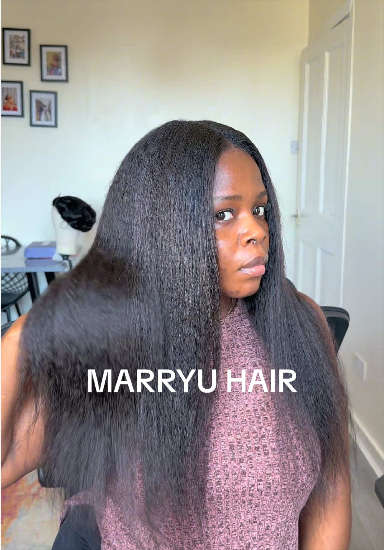 TikTok post by @tess_banks_ for Alipearl Hair. Caption reads: This wig is the real definition of natural hair.....