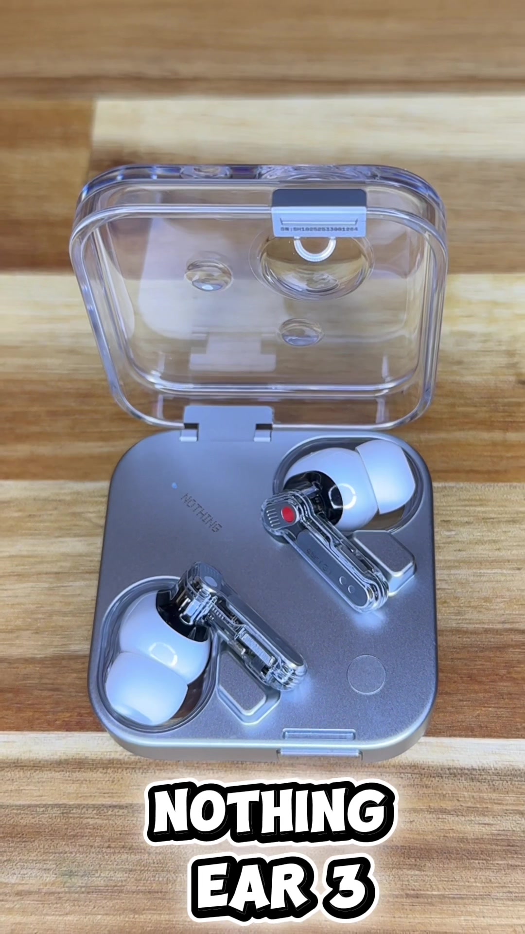 TikTok post by @houston.harris3 for nothing. Caption reads: Nothing Ear 3 are awesome. hit that link in my....